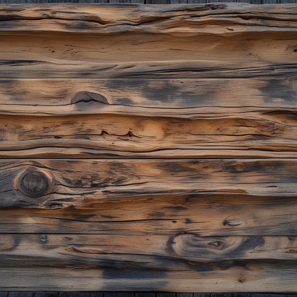 Texture de bois sculpté avec grain naturel prononcé, détail macro de surface en bois flotté aux formes organiques complexes